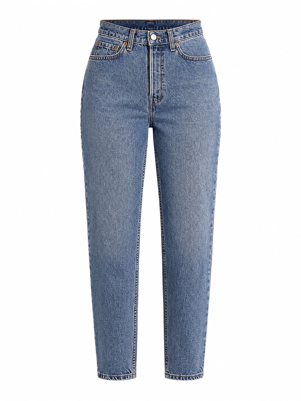 Vintage Levi's 521 High Rise Tapered Jeans Blue 8 Petite Mom Denim